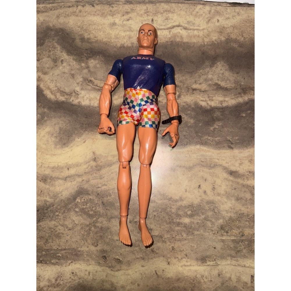 Vintage 1996 GI Joe Army Reddish Hair Blue Eyes Pawtucket 12" Action Figure Doll